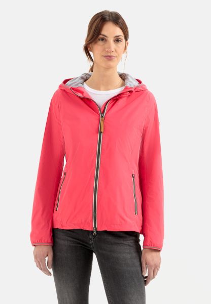 Womenswear Light Windbreaker Made From Recycled Polyester Exquisite Camel Active Jackets & Vests Pink