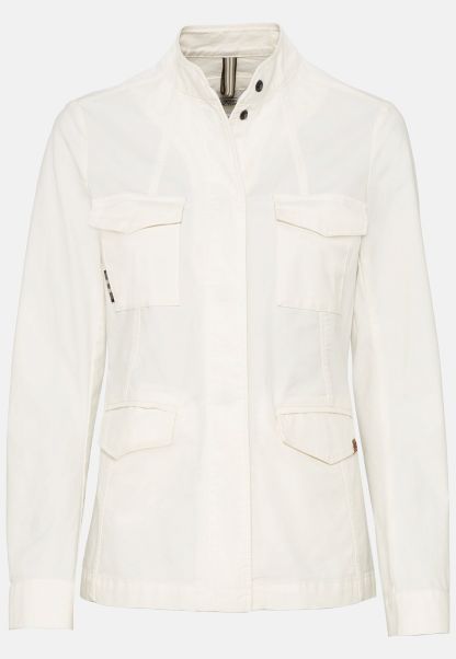 White Womenswear Field Jacket In A Cotton Mix Sustainable Camel Active Jackets & Vests