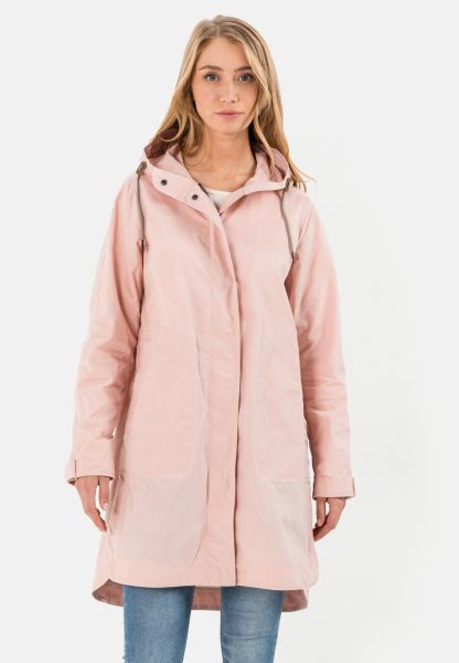 Camel Active Parka In An Organic Cotton Mix Jackets & Vests Rose Classic Womenswear