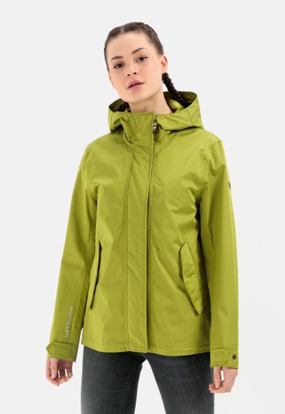 Jackets & Vests Texxxactive® Jacket In An Organic Cotton Mix Womenswear Green Camel Active Chic