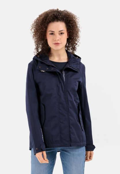 Camel Active Jackets & Vests Dark Blue Womenswear Long-Lasting Texxxactive® Jacket In An Organic Cotton Mix