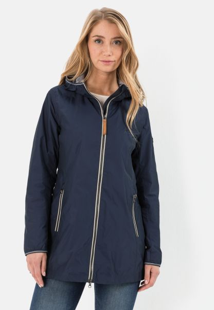 Windbreaker Made From Recycled Polyester Aesthetic Dark Blue Jackets & Vests Camel Active Womenswear
