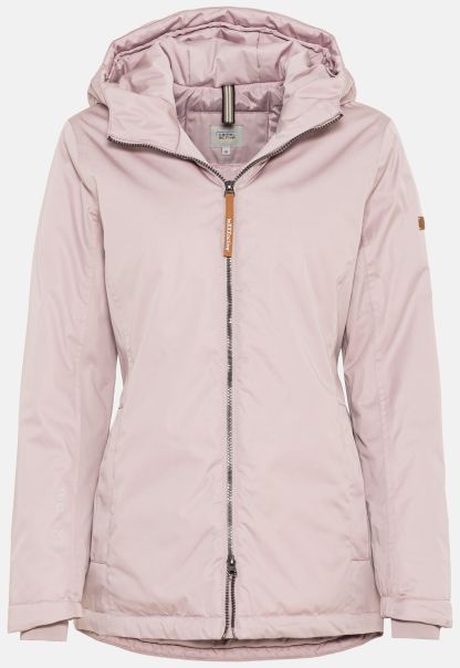 Jackets & Vests Womenswear Texxxactive® Functional Jacket In Organic Cotton Mix Practical Rose Camel Active