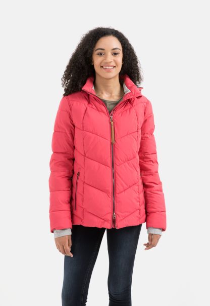 Sturdy Red Camel Active Quilted Jacket In Recycled Polyester Jackets & Vests Womenswear