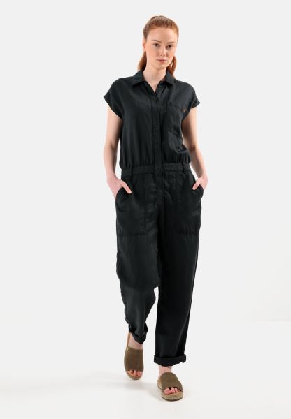 Black Camel Active Dresses & Jumpsuits Jumpsuit From A Linen Mix Womenswear Proven