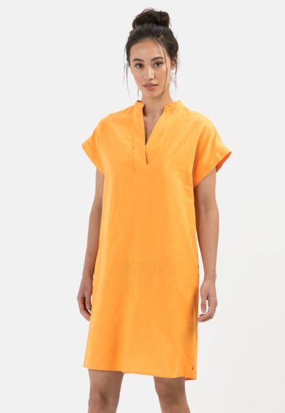 Dresses & Jumpsuits Orange Womenswear Vintage Summer Slip Dress In Linen Mix Camel Active