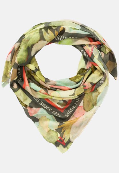 Scarves & Shawls Green Discount Womenswear Camel Active Fashion Scarf In Quality  Cotton-Modal Mix
