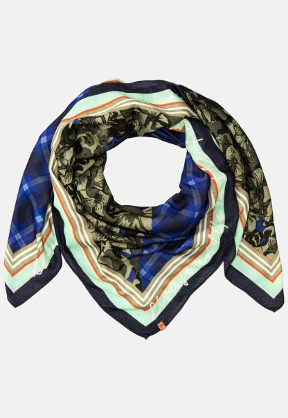 Multicolor Cloth From Modal Olive Voucher Scarves & Shawls Womenswear Camel Active