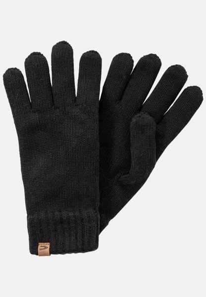 Lined Knitted Gloves Gloves Peaceful Camel Active Womenswear Black
