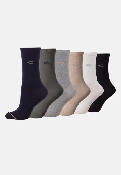 Womenswear Reliable Multicoloured Socks Made From A Sustainable Cotton Mix Socks Camel Active