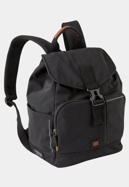 Camel Active Backpack City With Reflective Detail Stripes Bags & Backpacks Black Womenswear Flexible