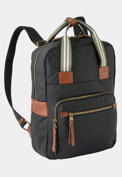Black Camel Active Made-To-Order Backpack With Imitation Leather Trim Bags & Backpacks Womenswear