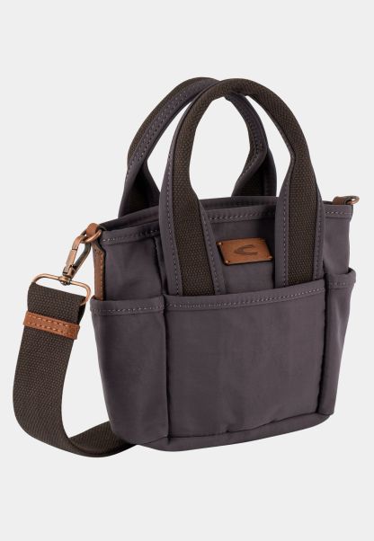 Camel Active Womenswear Premium Cloud Handbag With Handle Bags & Backpacks Dark Grey