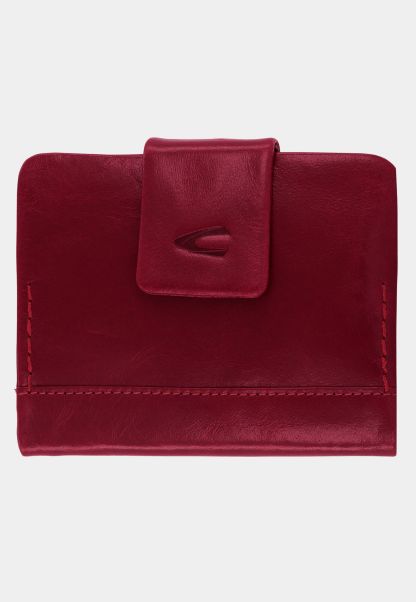 Wallets & Cases Red Flap Wallet Made From Genius Leather Camel Active Womenswear Perfect