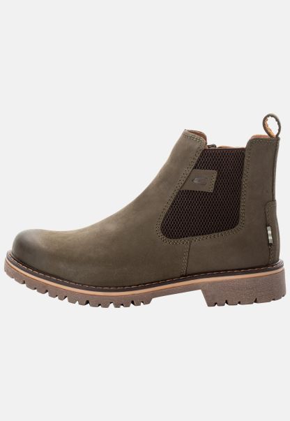 Khaki Camel Active Womenswear Boots Rapid Chelsea Boot With Warm Wool Lining