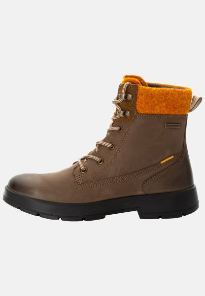 Brown Camel Active Lace-Up Boot Commute Boots Womenswear 2024