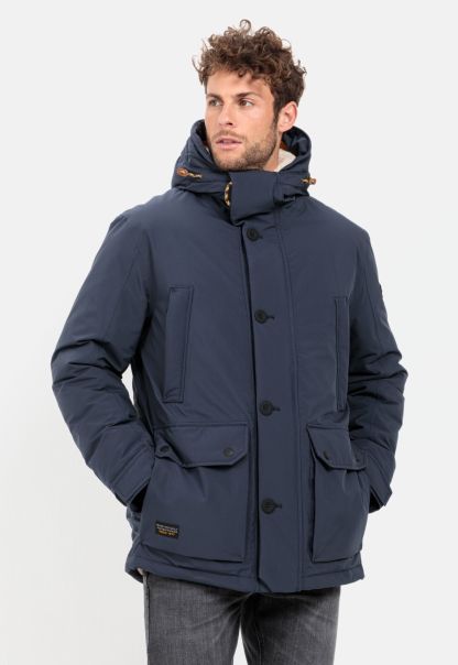 Menswear Beauty Texxxactive® Functional Jacket With Recycled Down Dark Blue Jackets & Vests Camel Active