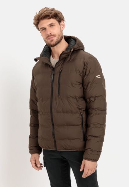 Brown Texxxactive® Lightweight, Waterproof Quilted Jacket Camel Active Jackets & Vests Menswear Sale