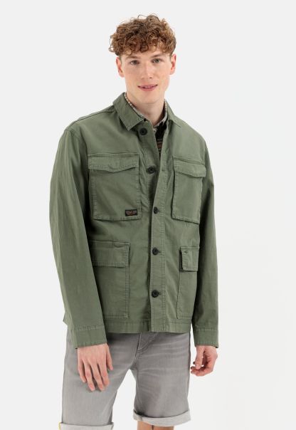 Camel Active Green Online Menswear Field Jacket With 2-Way Stretch Jackets & Vests