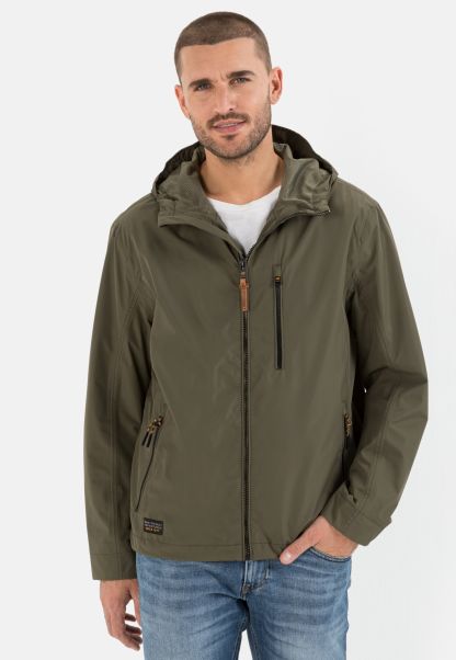 Menswear Olive Texxxactive® Functional Blouson With Hood Camel Active Outlet Jackets & Vests