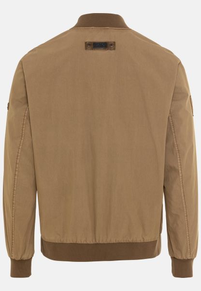 Camel Active Menswear Jackets & Vests Cost-Effective Light Brown Bomberjacket Made From A Comfortable Cotton Mix