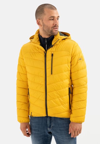 Yellow Jackets & Vests Camel Active Top Ultra Light Quilted Blouson Menswear