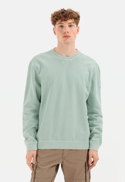 Green Camel Active Cut-Price Cotton Sweatshirt Menswear Sweatshirts & Hoodies