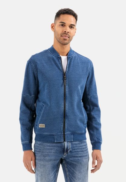 Purchase Menswear Camel Active Blue Sweatshirts & Hoodies Sweat Jacket In A Modern Denim Look