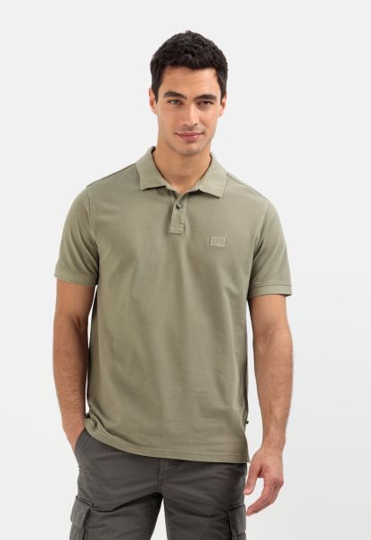 Generate T-Shirts & Polos Camel Active Dark Brown Piqué Polo Shirt From Pure Cotton Menswear