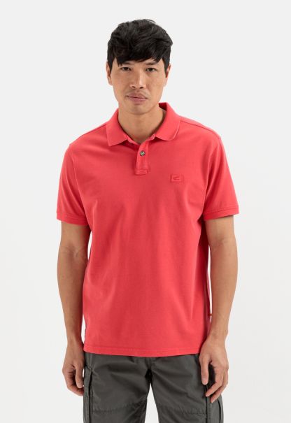 Affordable Red Camel Active Menswear T-Shirts & Polos Piqué Polo Shirt From Pure Cotton