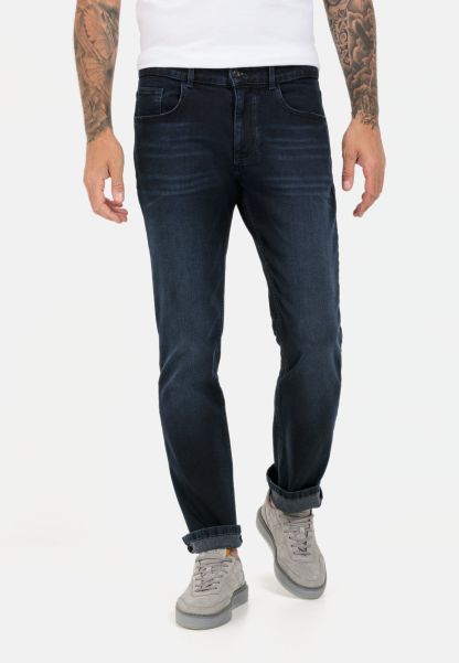 Jeans Menswear Camel Active 2024 5-Pocket Jeans Relaxed Fit Dark Blue