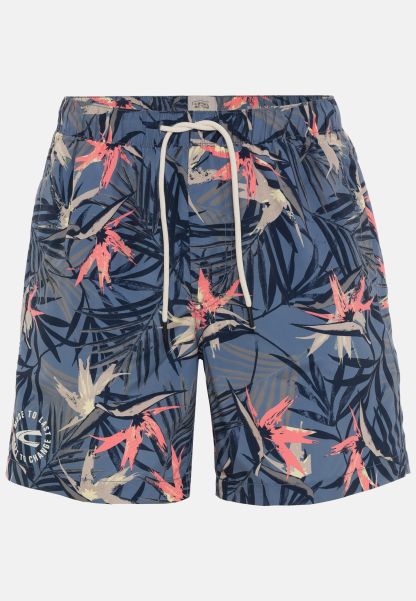 Shorts & Bermudas Efficient Quick Dry Beachshorts With Print Camel Active Menswear Blue