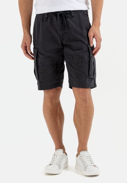 Dark Blue Shorts & Bermudas Timeless Cargo Shorts Regular Fit Camel Active Menswear