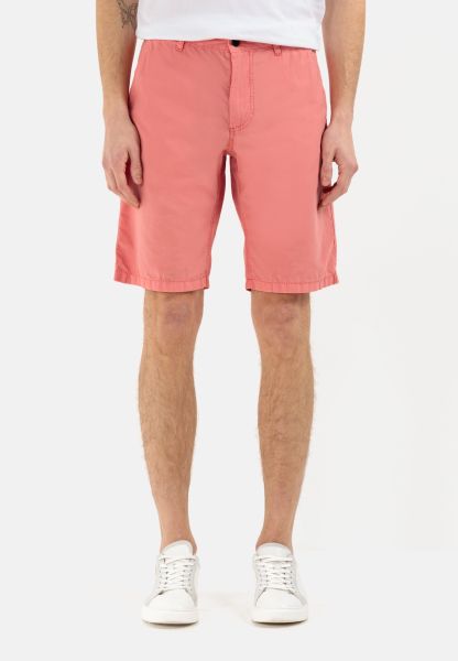 Red Chino Shorts Regular Fit Trendy Menswear Shorts & Bermudas Camel Active