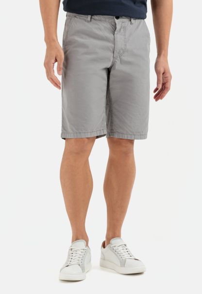 Savings Shorts & Bermudas Chino Shorts Regular Fit Camel Active Grey Menswear