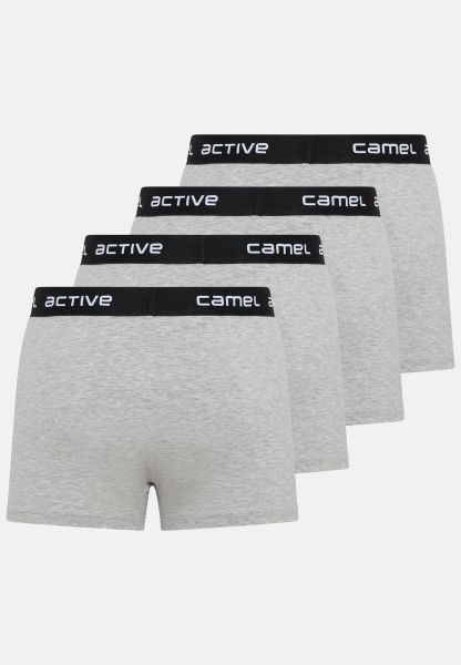 Underwear Grey Plush Menswear Camel Active Boxer Shorts In A Set Of 4