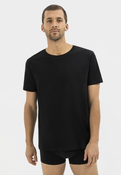 Modern Black Menswear Underwear Camel Active 2-Pack T-Shirts In 100% Organic Cotton