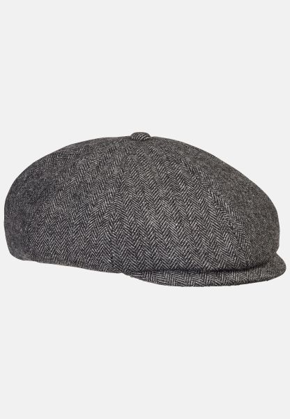 Grey Flat Cap With Cotton Lining Tailor-Made Caps & Hats Menswear Camel Active