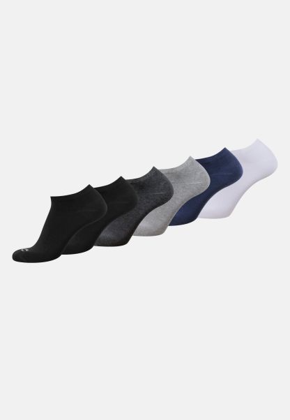Menswear Sneaker Socks In A Pack Of 6 Camel Active Multicoloured Comfortable Socks
