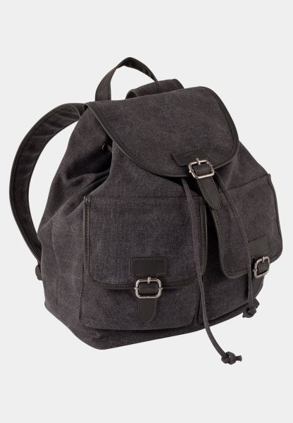 Dark Grey Menswear Bags & Backpacks Mountain Backpack Made From Washed Canvas Camel Active Money-Saving
