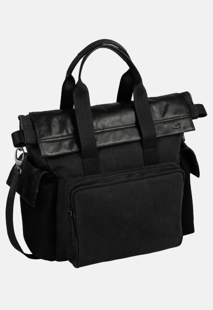 Delicate Zippered Pocket With Laptop Compartment Menswear Camel Active Bags & Backpacks Black