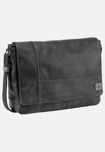 Messenger Bag With Padded Laptop Compartment Black Bags & Backpacks Menswear Classic Camel Active