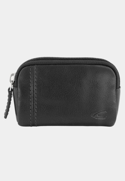 Elevate Menswear Black Wallets & Cases Key Case Made From Genuine Leather Camel Active