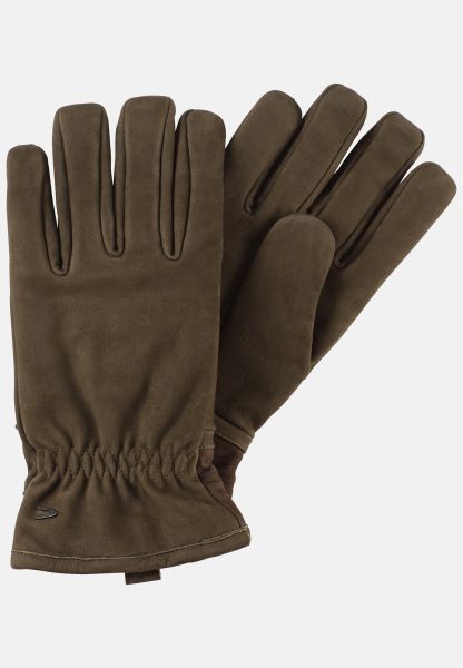 Gloves High Quality Leather Gloves In A Gift Box Cost-Effective Menswear Dark Khaki Camel Active