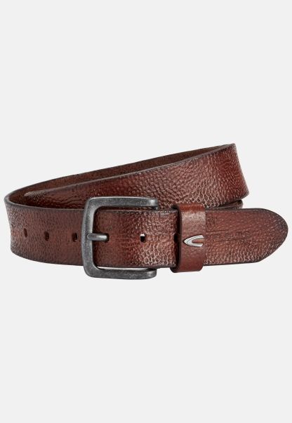 Leather Belt Camel Active Brown Menswear Belts Best