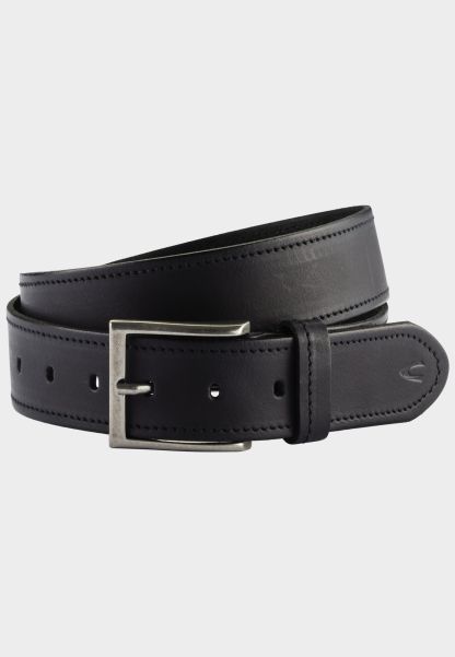 Fire Sale Belt Made Of High Quality Leather Black Menswear Camel Active Belts
