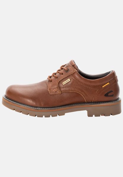 Lace Ups Lace-Up Shoes Made Of Genuine Cowhide Leather Menswear Brown Camel Active Massive Discount