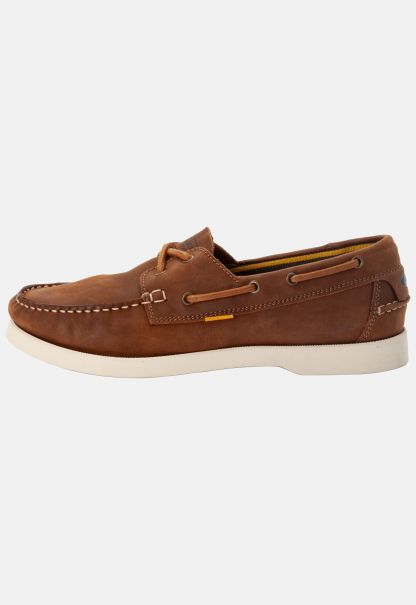Lace-Up Slipper Sweep Cognac Menswear Camel Active Lace Ups Exclusive