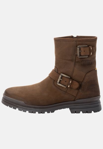Brown Camel Active Menswear Boots Secure Boot Made Of Genuine Cowhide
