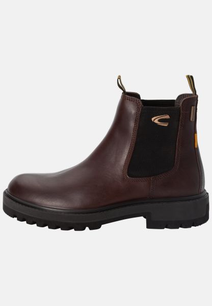 Energy-Efficient Boots Camel Active Dark Brown Menswear Chelseaboot Forest